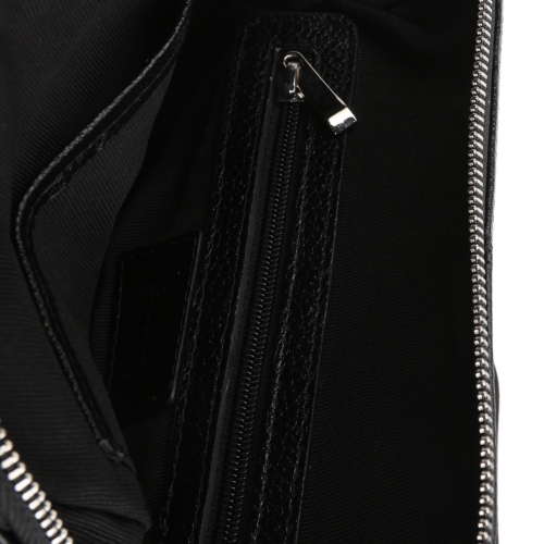 Сумка чоловіча через плече шкіряна Bond Non 1088-281 чорна