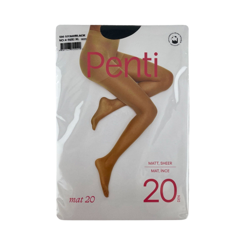 Колготки жіночі Penti Mat 20 DEN чорні Size 4-XL