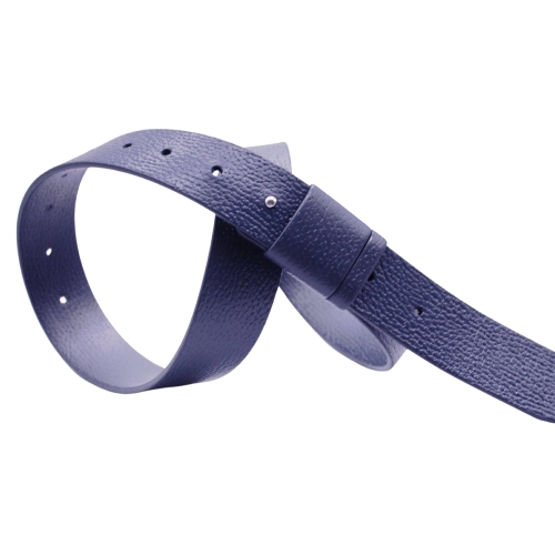 Ремінь жіночий шкіряний Кремінь 05.40.04.07 синій 110 см