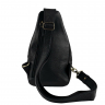 Сумка чоловіча шкіряна через плече Vittorio Safino VS 095 чорна Флотар