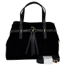 Сумка жіноча замшева Karya 2484-6 чорна