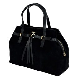 Сумка жіноча замшева Karya 2484-6 чорна