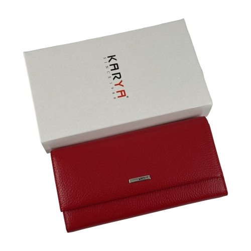 Кошелек женский кожаный Karya 1071-46 красный