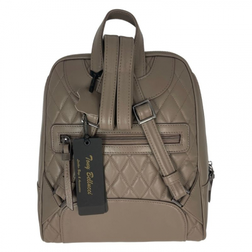 Рюкзак жіночий шкіряний Tony Bellucci 0135-2009 бежевий