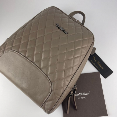 Рюкзак жіночий шкіряний Tony Bellucci 0135-2009 бежевий