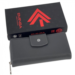 Гаманець жіночий шкіряний Eminsa 2149 19-11 сірий