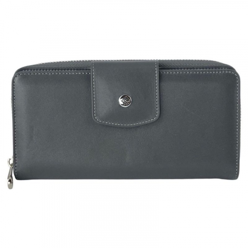 Гаманець жіночий шкіряний Eminsa 2149 19-11 сірий