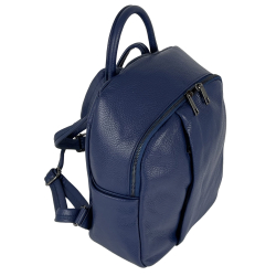 Рюкзак жіночий шкіряний Genuine Leather 05434 D24​ синій