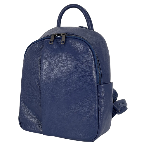 Рюкзак жіночий шкіряний Genuine Leather 05434 D24​ синій