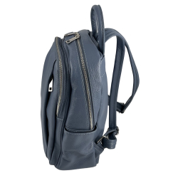 Рюкзак жіночий шкіряний Genuine Leather 543311 блакитний