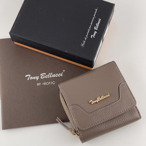 Гаманець жіночий шкіряний Tony Bellucci 864-213 світло-коричневий