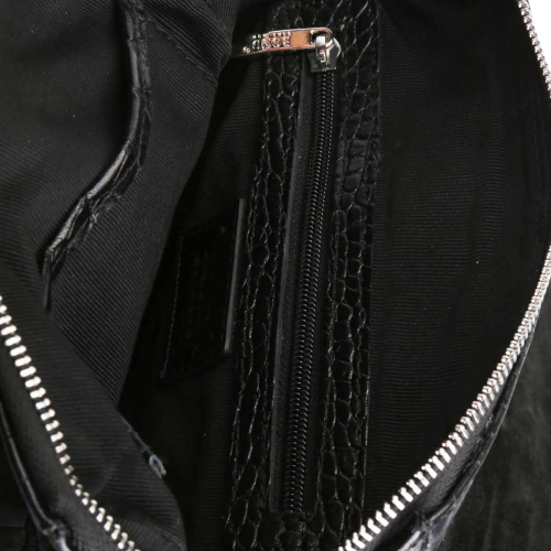 Сумка чоловіча через плече шкіряна Bond Non 1088-356 чорна