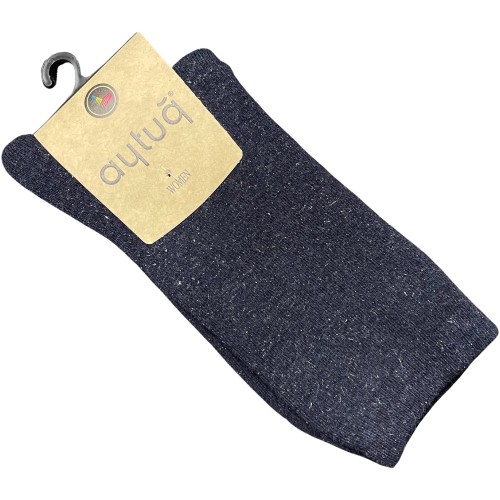Шкарпетки жіночі Aytug 44055 Cotton високі сині Size 36-40