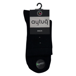 Шкарпетки чоловічі Aytug Bambu 14114 чорні Size 41-45