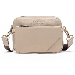 Сумка жіноча шкіряна Vittorio Safino VS 125 бежева
