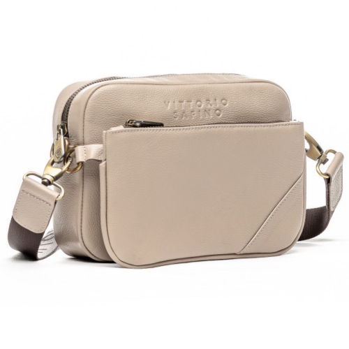 Сумка жіноча шкіряна Vittorio Safino VS 125 бежева