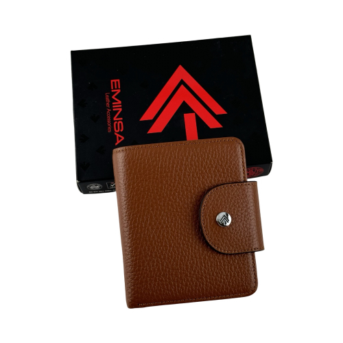 Кошелек женский кожаный Eminsa 2154 37-2 коричневый