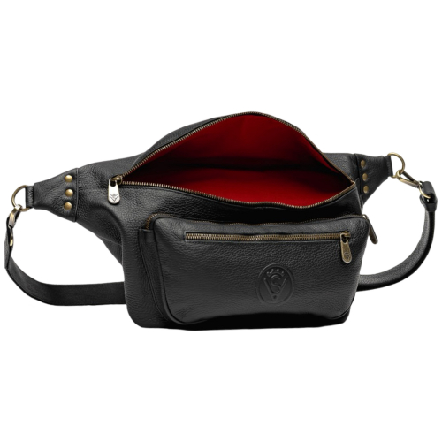 Сумка крос боді чоловіча шкіряна Vittorio Safino VS 073 чорна Флотар