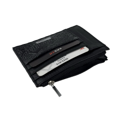 Кошелек картхолдер кожаный Karya 0022-013 черный