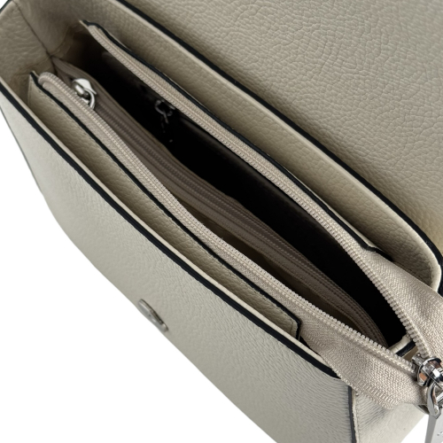 Сумка крос-боді жіноча шкіряна Karya 5068-13 екрю