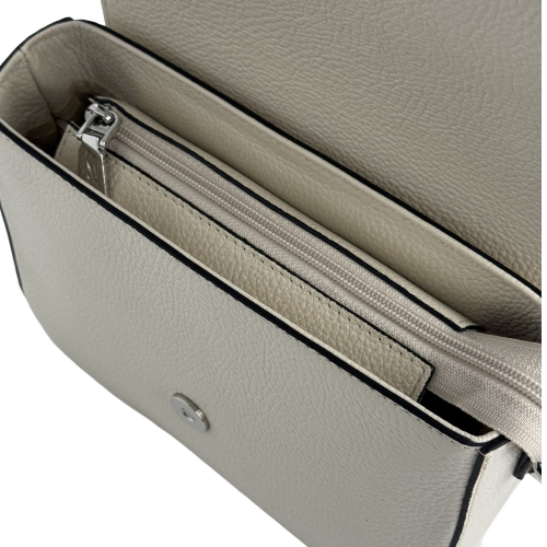 Сумка крос-боді жіноча шкіряна Karya 5068-13 екрю