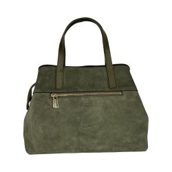 Сумка жіноча замшева Karya 2484-9 оливкова