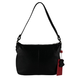 Сумка женская кожаная с замшевой вставкой Vito Torelli 1068 6003/1000 черная