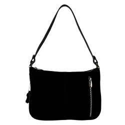 Сумка женская кожаная с замшевой вставкой Vito Torelli 1068 6003/1000 черная