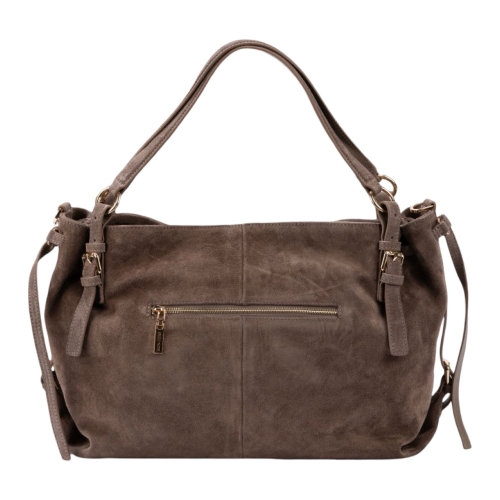 Сумка женская замшевая  Enzo Nori EN1116-1103 визон