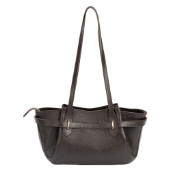 Сумка женская кожаная Enzo Nori EN1124-906 темно-коричневая