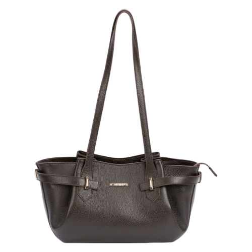 Сумка женская кожаная Enzo Nori EN1124-906 темно-коричневая