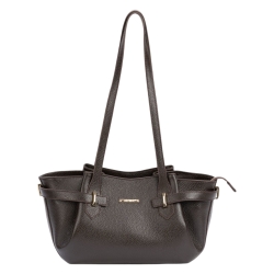 Сумка женская кожаная Enzo Nori EN1124-906 темно-коричневая
