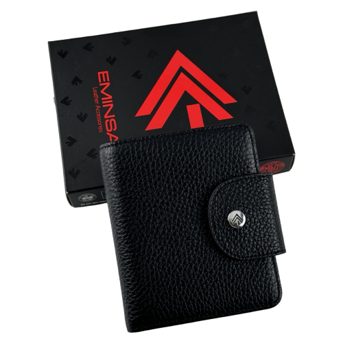 Кошелек женский кожаный Eminsa 2154 18-1 черный