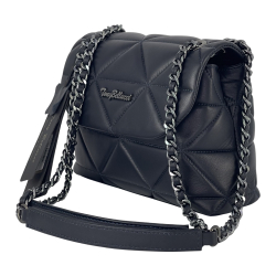 Сумка женская кожаная Tony Bellucci 0586-2002 темно-синяя