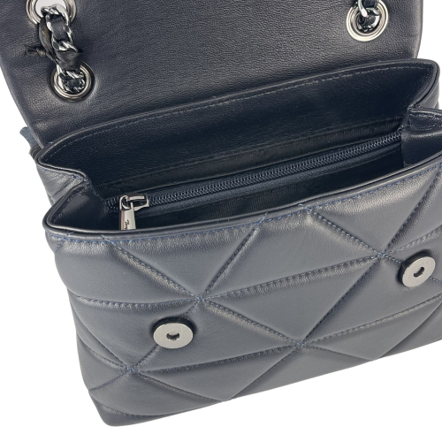 Сумка женская кожаная Tony Bellucci 0586-2002 темно-синяя