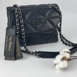 Сумка женская кожаная Tony Bellucci 0586-2002 темно-синяя