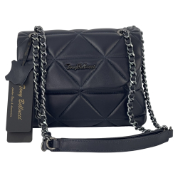 Сумка женская кожаная Tony Bellucci 0586-2002 темно-синяя