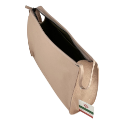 ​Косметичка жіноча шкіряна Genuine Leather 6521 пудрова