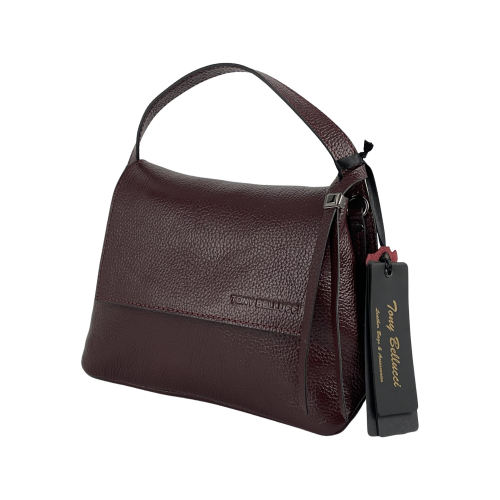 Сумка жіноча шкіряна Tony Bellucci 0059-1905 бордова