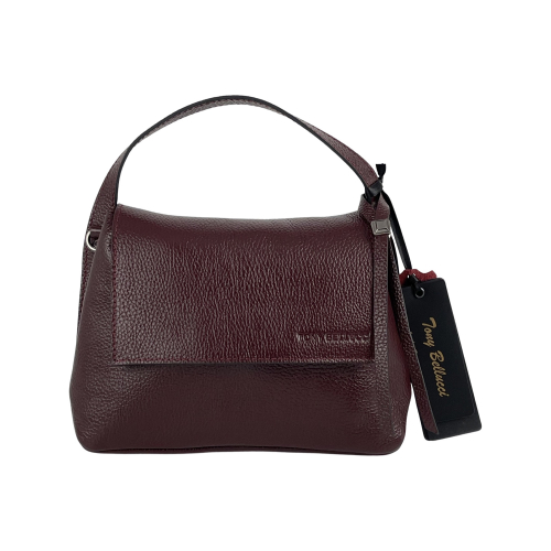 Сумка жіноча шкіряна Tony Bellucci 0059-1905 бордова