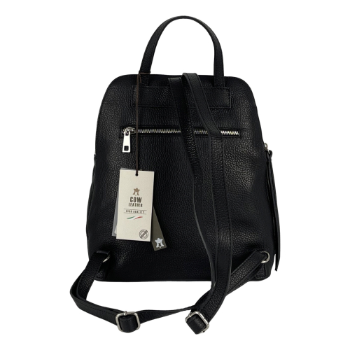 Рюкзак женский кожаный Genuine Leather 05919 D28 черный