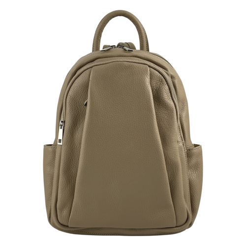 Рюкзак жіночий шкіряний Genuine Leather 543311 світло-бежевий