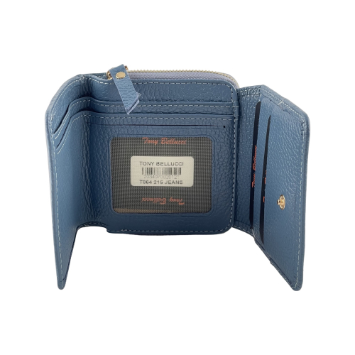 Гаманець жіночий шкіряний Tony Bellucci 864-215 блакитний
