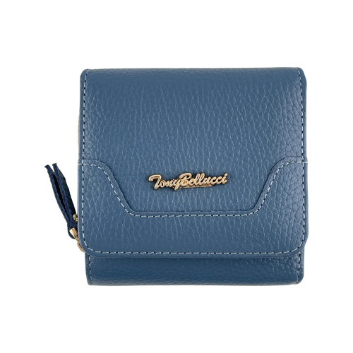 Гаманець жіночий шкіряний Tony Bellucci 864-215 блакитний