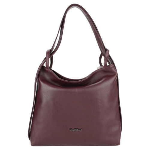 Сумка жіноча шкіряна Tony Bellucci 0342-8 винна