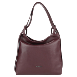 Сумка жіноча шкіряна Tony Bellucci 0342-8 винна