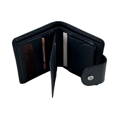 Кошелек женский кожаный Eminsa 2154 37-19 темно-синий