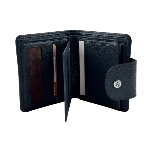 Кошелек женский кожаный Eminsa 2154 37-19 темно-синий