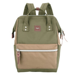 Рюкзак Himawari 1881-35 хакі з коричневим