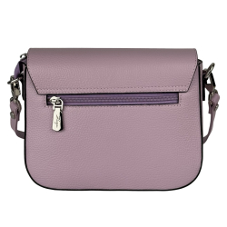 Сумка крос-боді жіноча шкіряна Karya 5068-082 світло-фіолетова